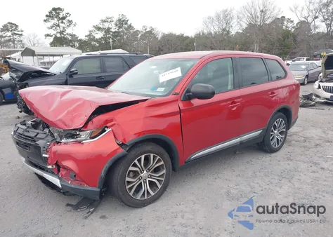 2018 Mitsubishi Outlander Es z USA, uszkodzony, nr VIN JA4AD2A31JZ060986